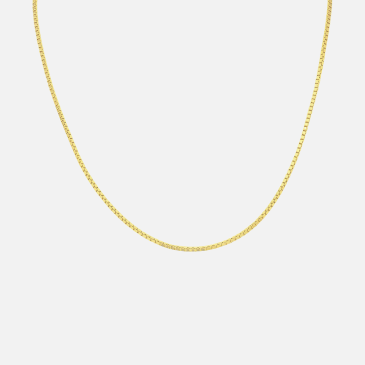 Bar & Box Necklace Set (Gold)