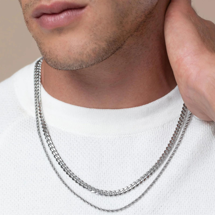 Necklace Essentials Stack (Silver)