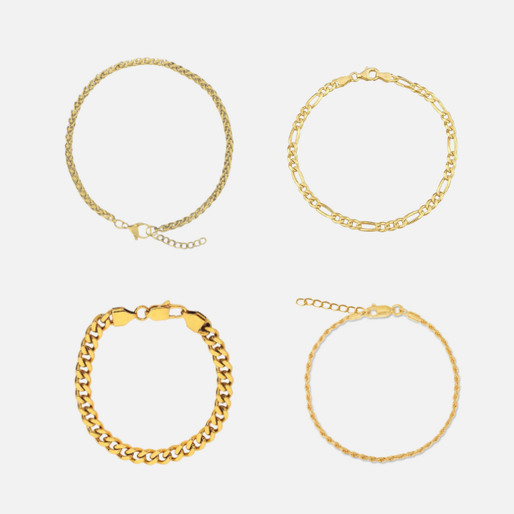 Bracelet Essentials Stack (Gold)