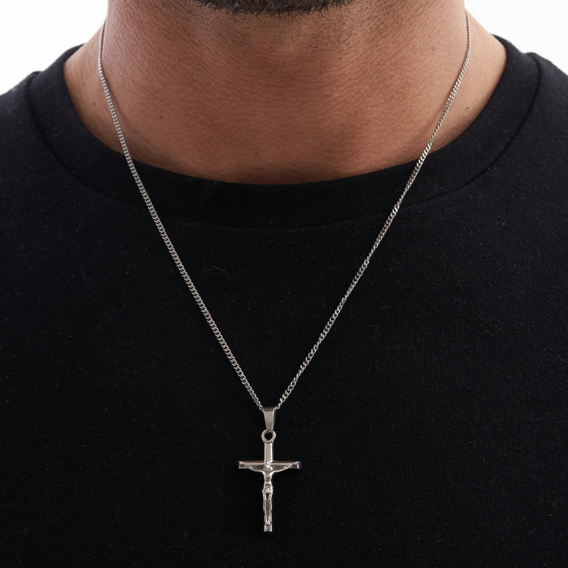 Minimal Crucifix Necklace